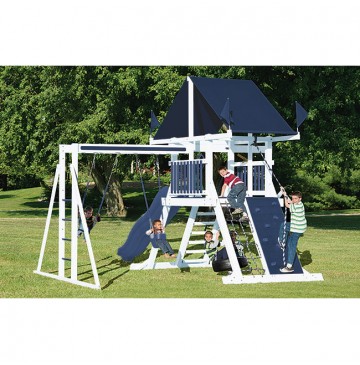 Swing Kingdom SK10 Vinyl Mountain Climber Swing Set - 4 Color Options - sk10-vinyl-swing-set-wb-360x365.jpg